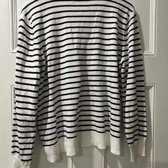 Marled Striped Après Ski Sweater sz XL - Picture 4 of 5